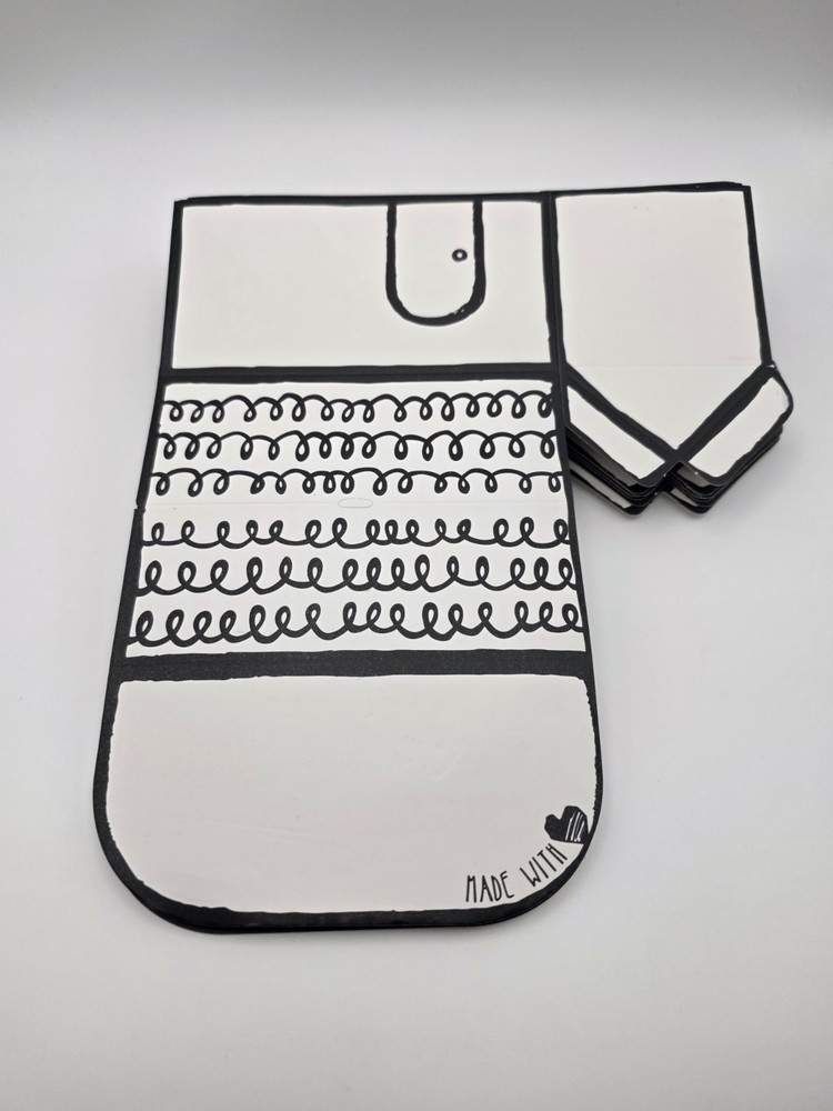 16 Adorable Black & White Miniature House Gift Boxes