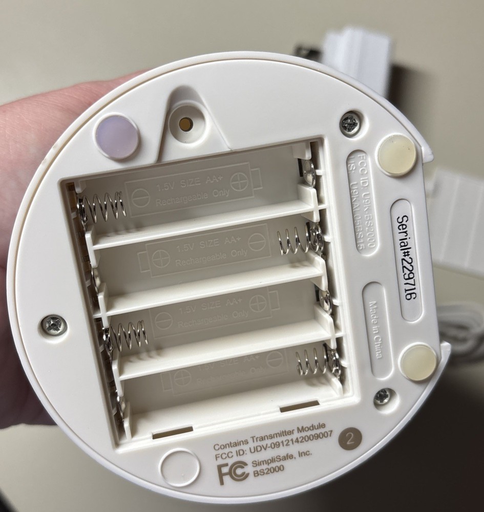 SimpliSafe Gen 2 Base Station Model BS2000 White Working Great