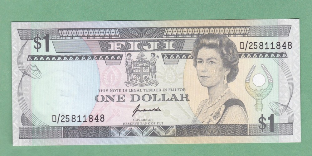Fiji 1 Dollar  Note  (1995)  P-90a     UNCIRCULATED