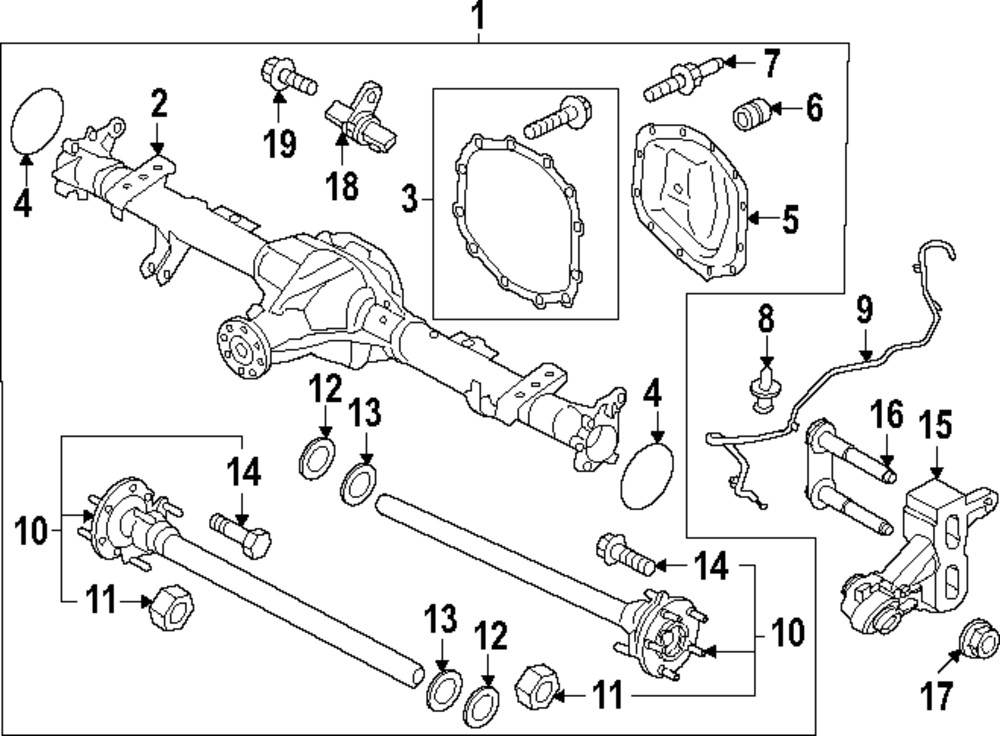Genuine Ford Sensor AU5Z-14489-AAA