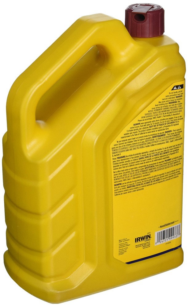 Irwin Tools IRWIN STRAIT-LINE Marking Chalk, Permanent Staining, Crimson Red...