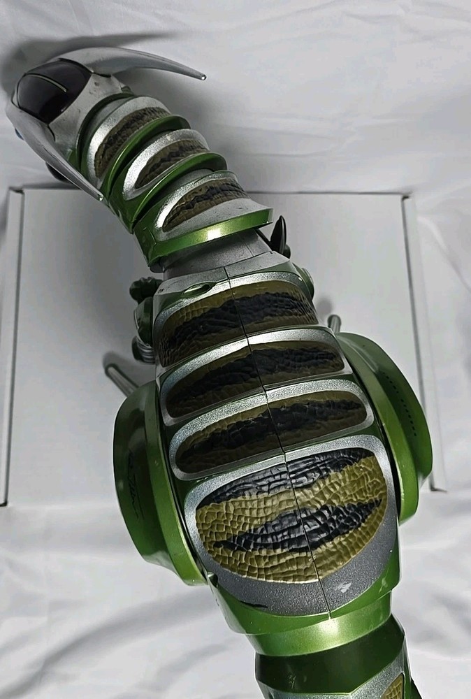 Sharper Image WowWee 32" Roboraptor Dinosaur Interactive NO Remote Tested Works