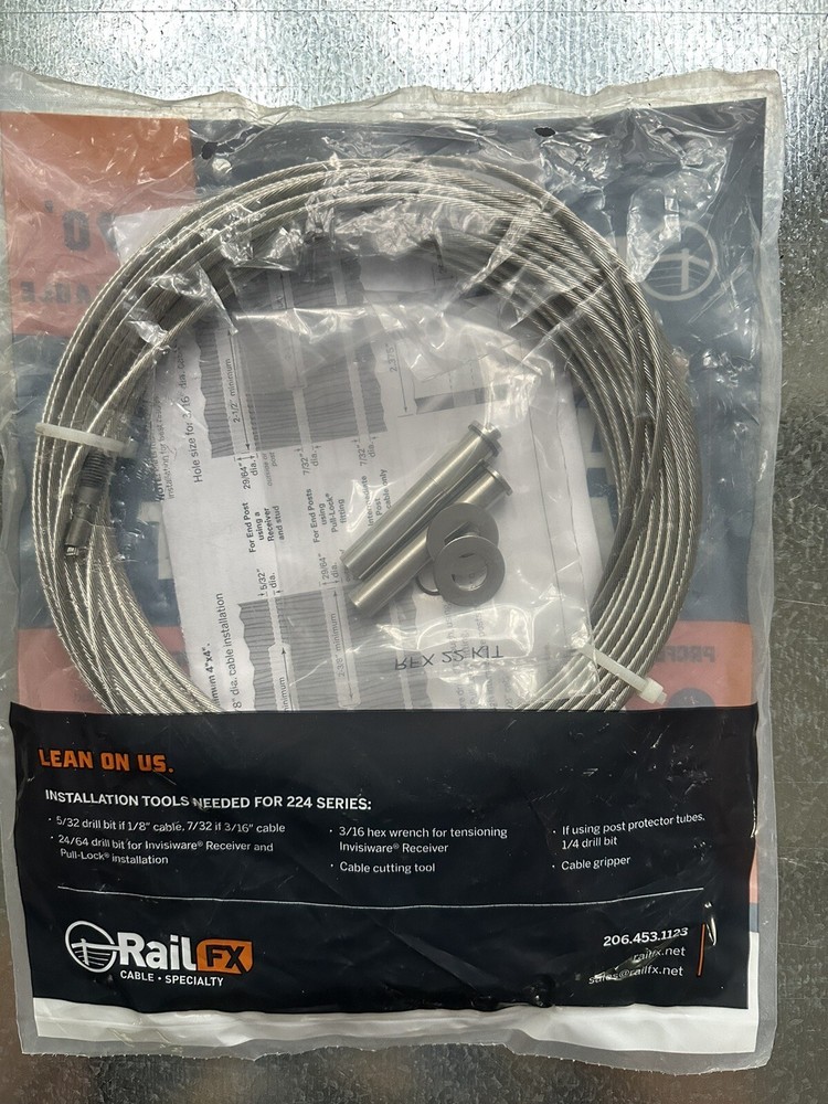 Rail FX Cable Railing Kit - 70'