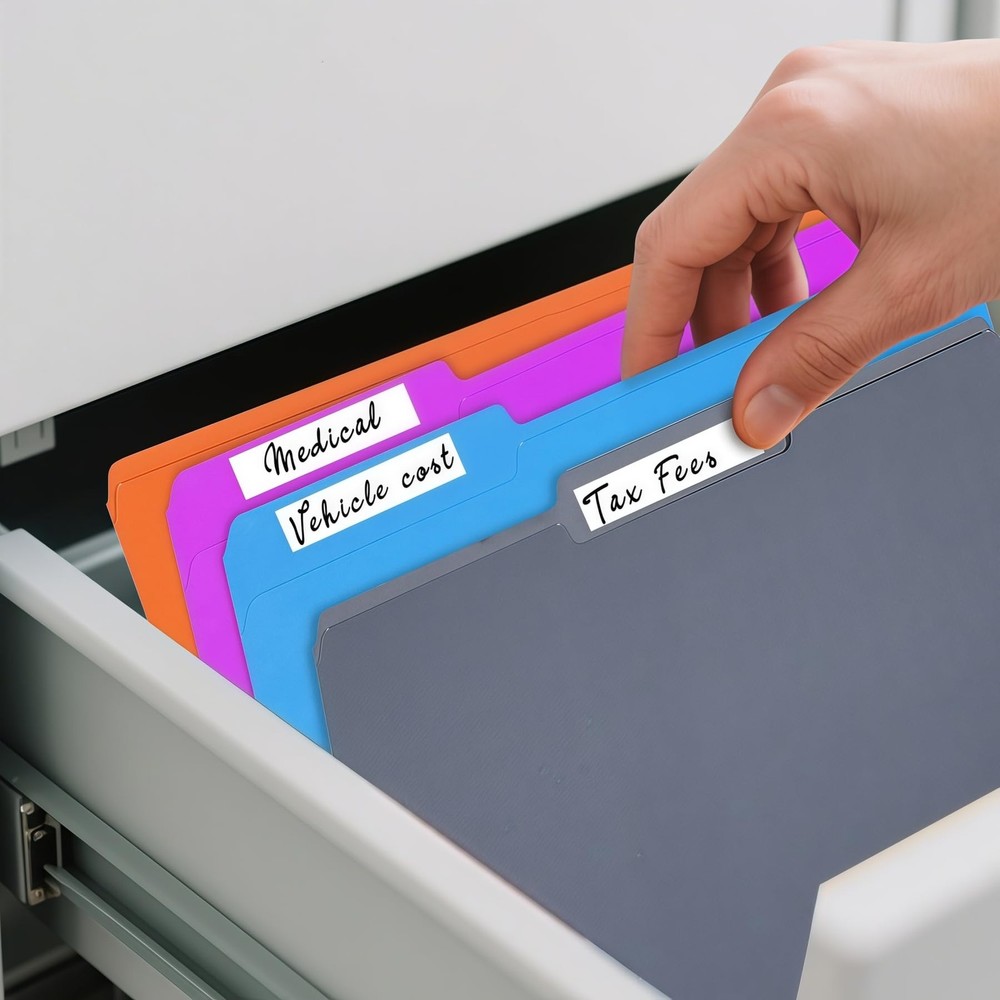 Colored File Folders Letter Size 120 Pack