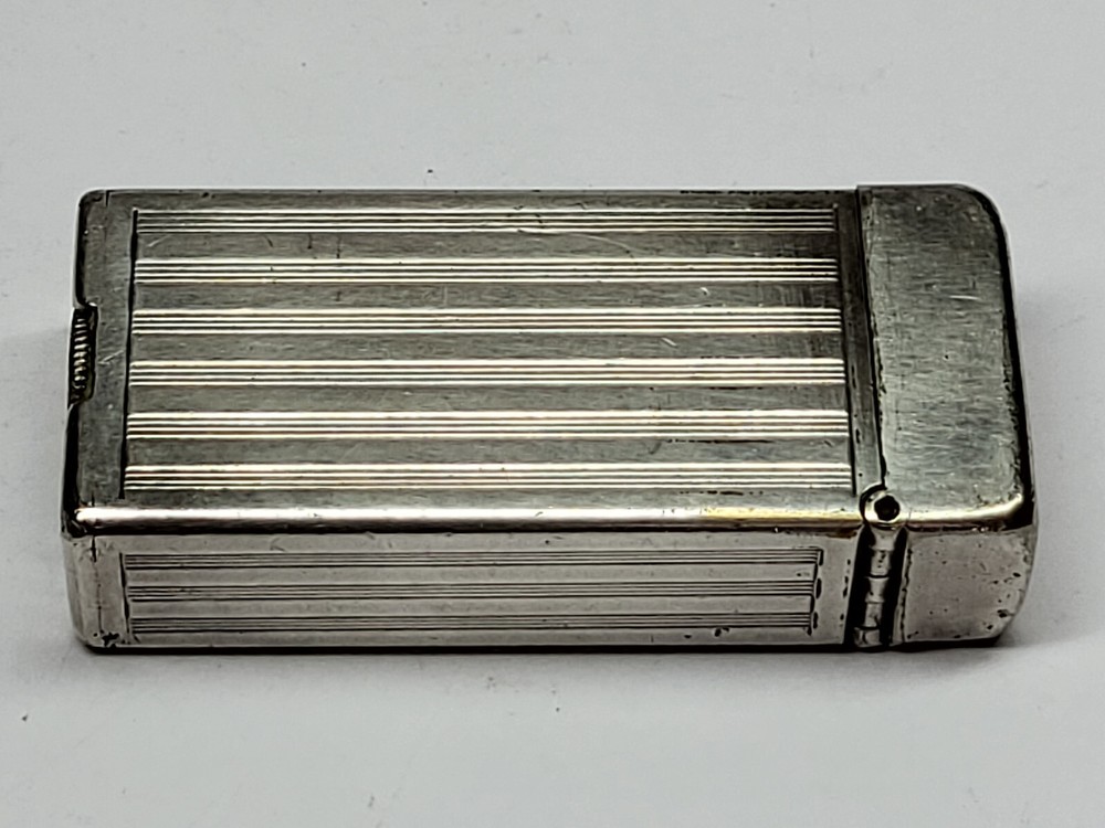 Vintage DUNHILL Silver Plated Mini Petrol Lighter