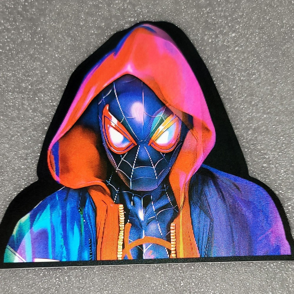 Spiderverse Holographic Lenticular Decal, Waterproof Peeker Sticker