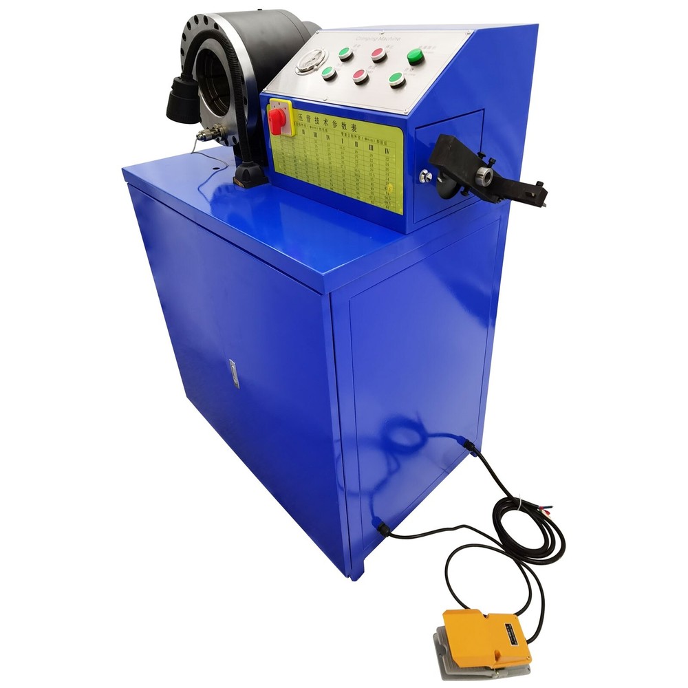 220V 3PH 0.24-3.0" Hose Crimping Machine + 0.24-2" Hose Peeling Machine