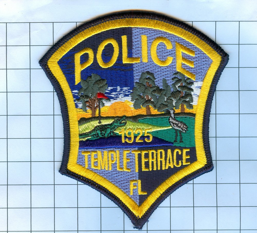 Police Patch  - Florida - Temple Terrace FL since 1925