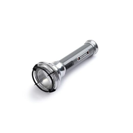 Vintage Flashlight - USB Rechargeable LED Flashlight, 15-Hour Run Slate Gray