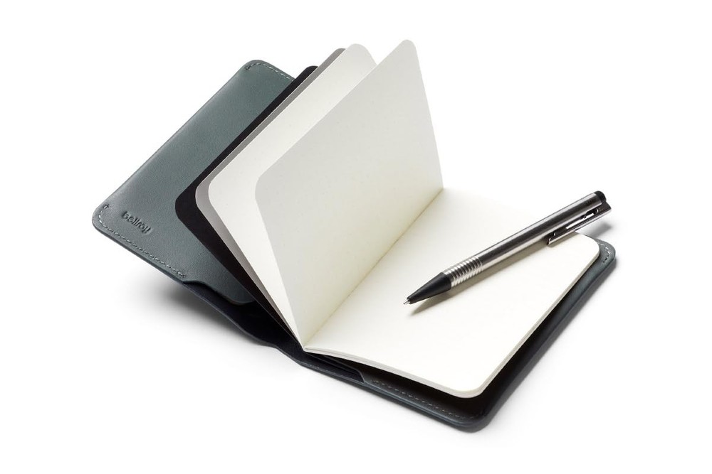 Notebook Cover (leather folio for notebook) - Everglade