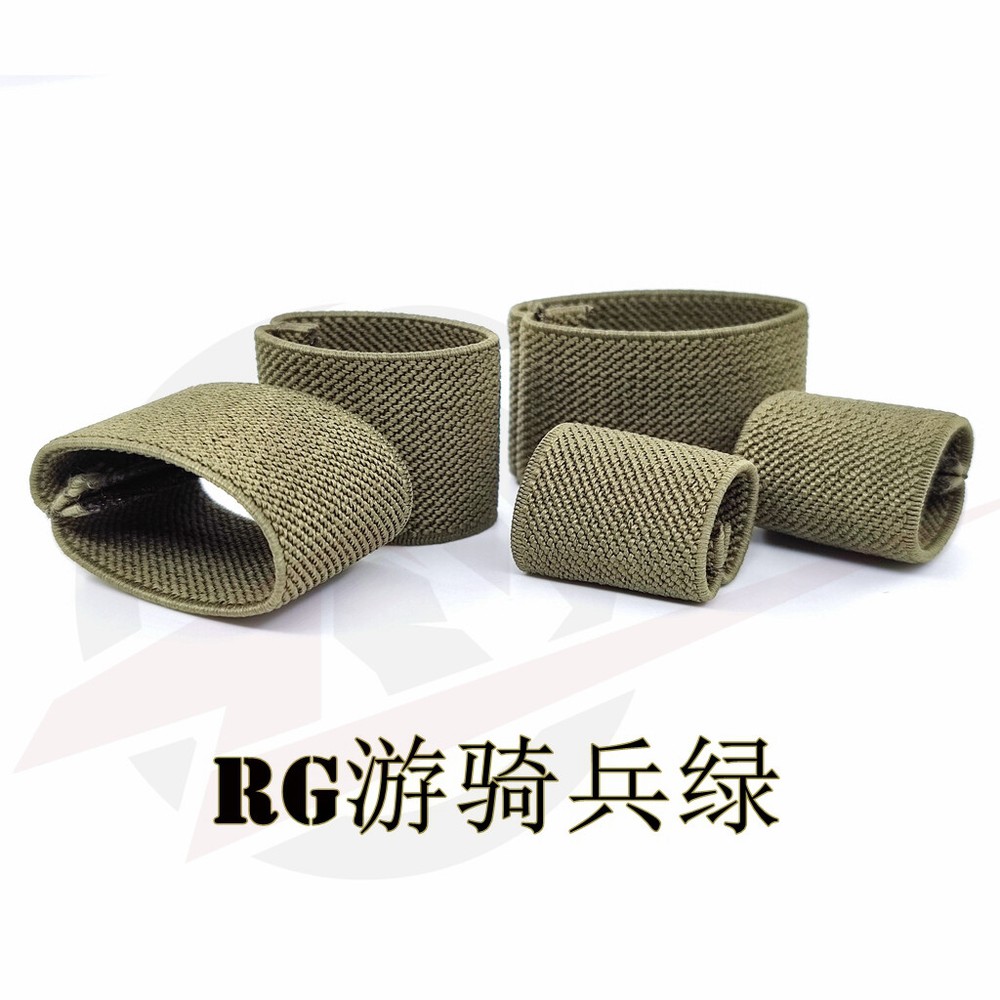 10Pc 20/25/38/50mm Elastic Belt Keepers Tactical Elastic Web Belt Loop Keeper