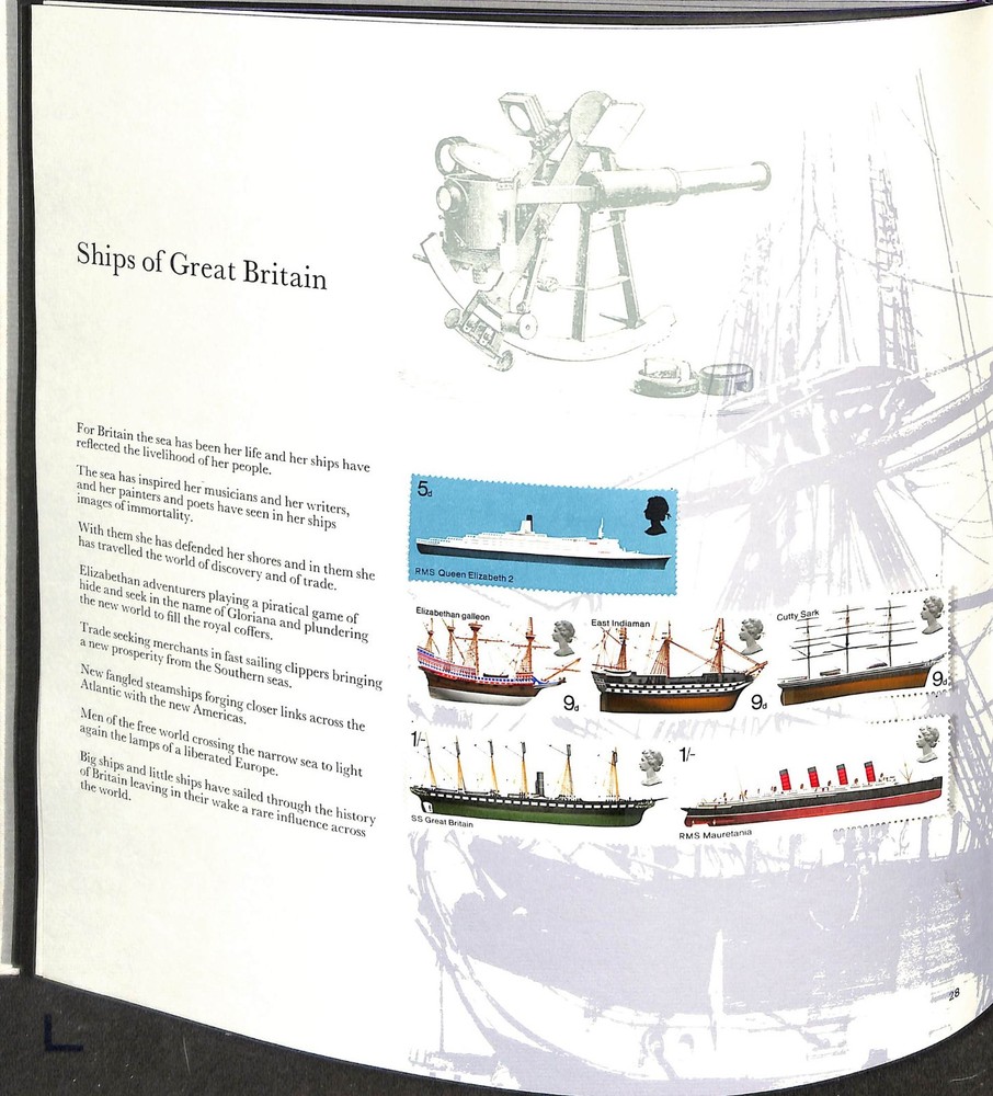 Great Britain in Miniature Stamp Collection Post Office Book