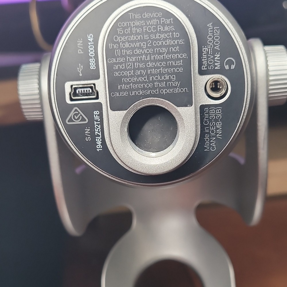 Blue Yeti professional usb Condenser Microphone 888-000145