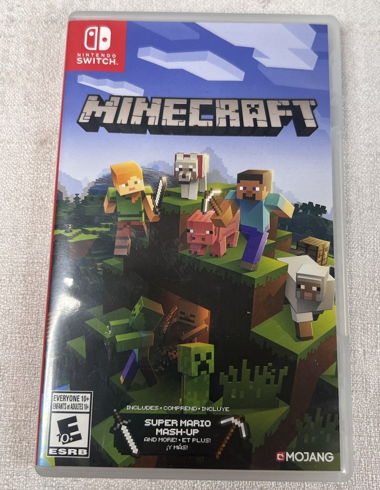 Empty Replacement Case ONLY! Minecraft - Nintendo Switch NO GAME