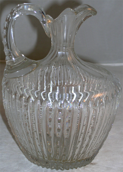 AMERICAN BRILLIANT GLASS JUG
