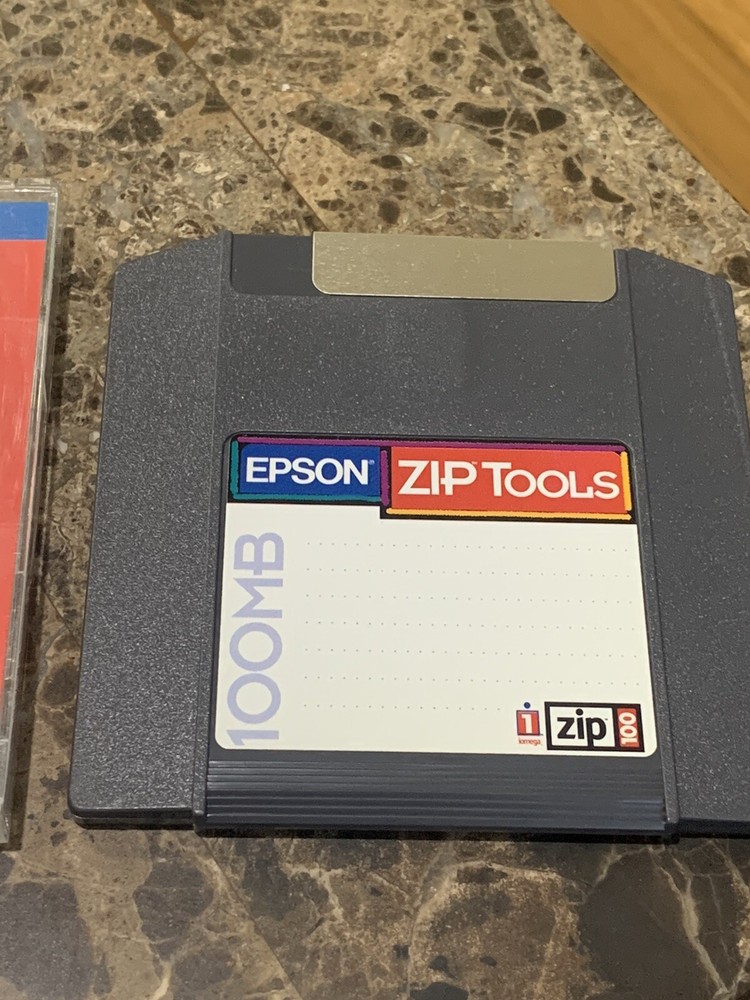 VINTAGE IOMEGA EPSON TOOLS ZIP DISK