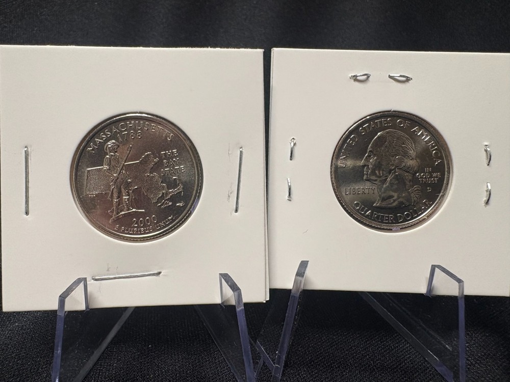 2000 D Massachusetts State Quarter