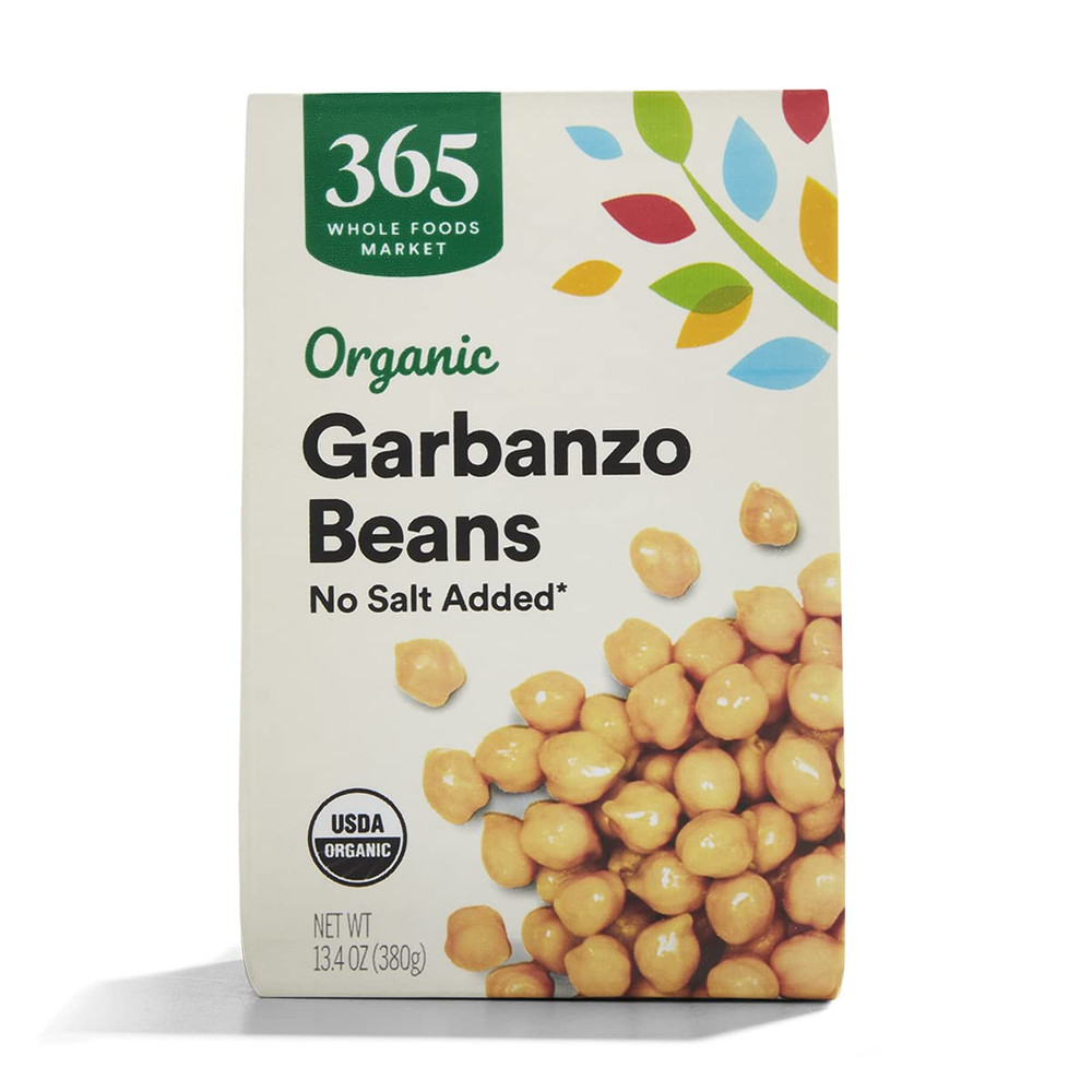 , Organic Unsalted Garbanzo Beans, 13.4 Ounce
