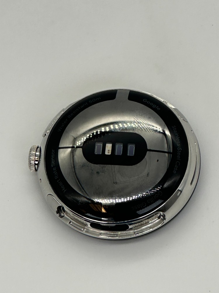Google Pixel Watch No Band No Charger Android Only (Not for iOS）Polished Silver