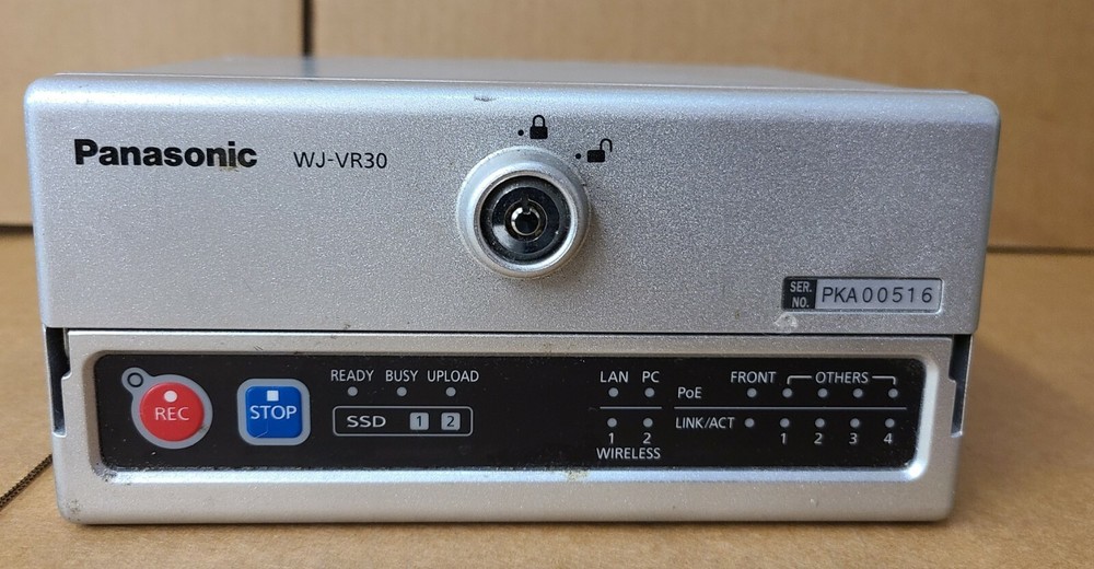 Panasonic Arbitrator Video Processing recording Ant + Key & Power Cable WJ-VR30