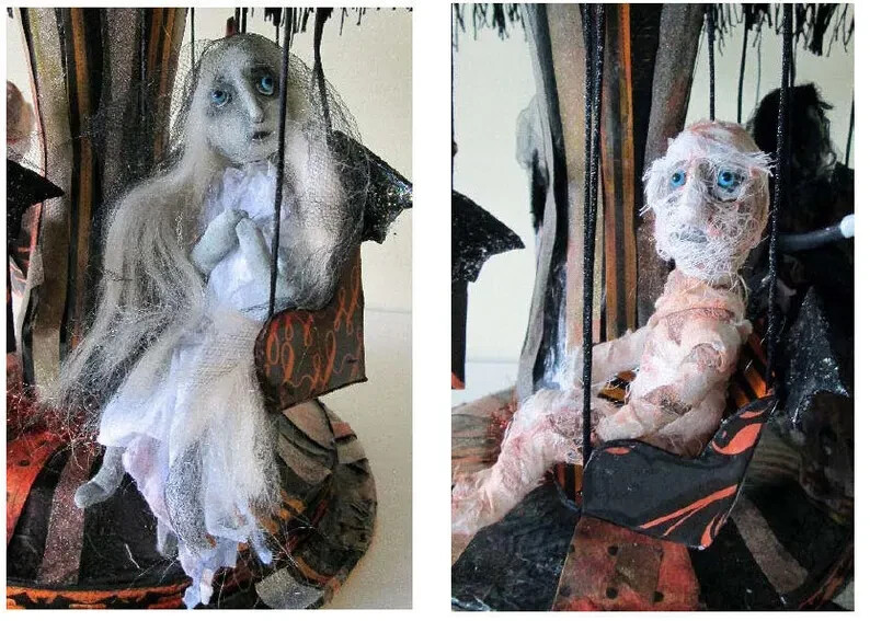 "Creepy Carnival Bat Ride" CD Pattern Class Tutorial by Susan Barmore