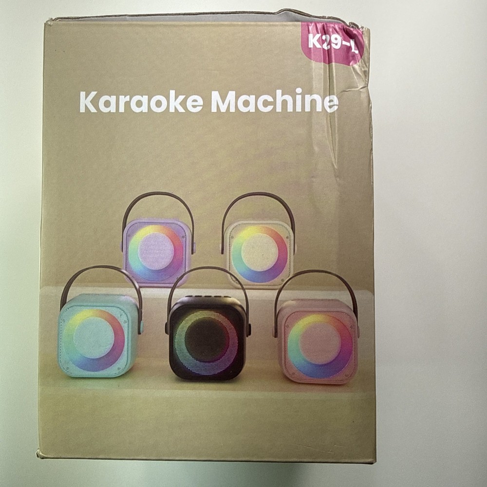 BEILIHART Karaoke Machine 3+Years, Black, Model K29-L