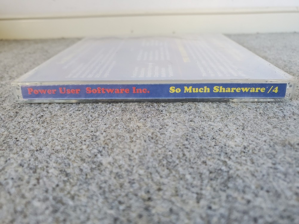 NEW Sealed Vintage Software SO MUCH SHAREWARE 4 Almost 5000 Programs CD-ROM 1994