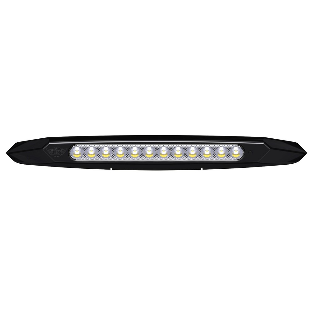 Leisure LED RV Exterior 13" Awning Porch Light with On/Off Switch 12 Volt BLACK