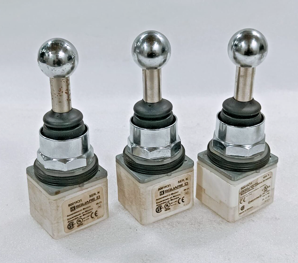 SQUARE D Joystick Controller, Harmony 9001K Series, 3 Positions, Spring Return