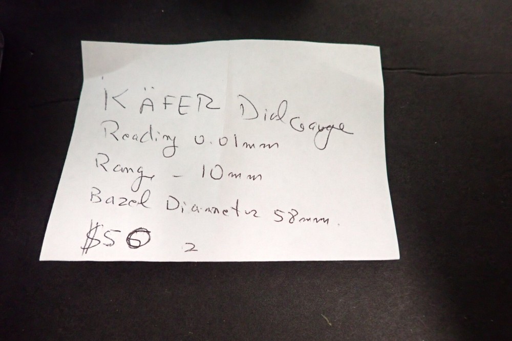 KAFER Micrometer Dial Gage Price Is for ONE Dial
