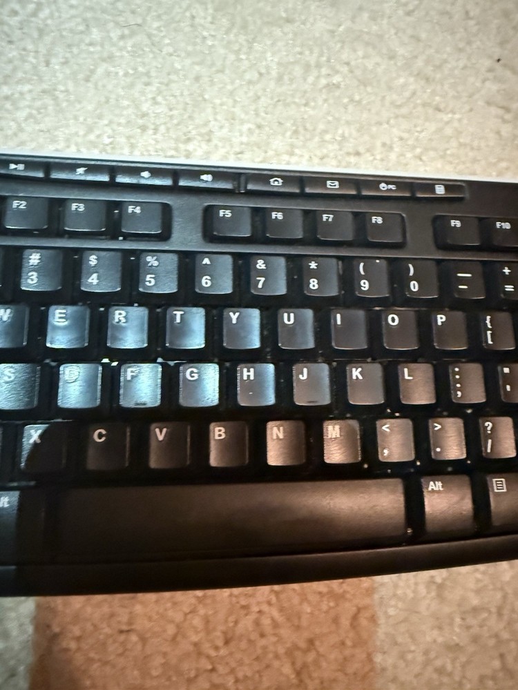 Logitech Wireless Keyboard and Mouse Combo K270 M310 Used Includes Receiver