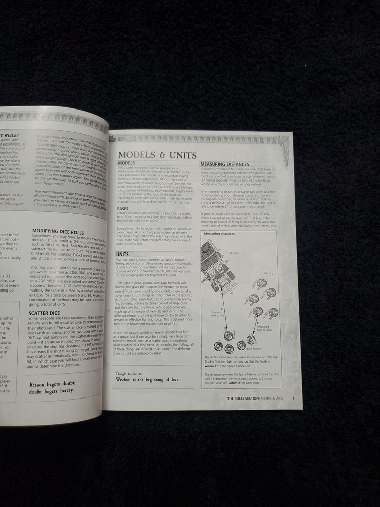 Warhammer 40,000 Rule Book. 2008 Mini