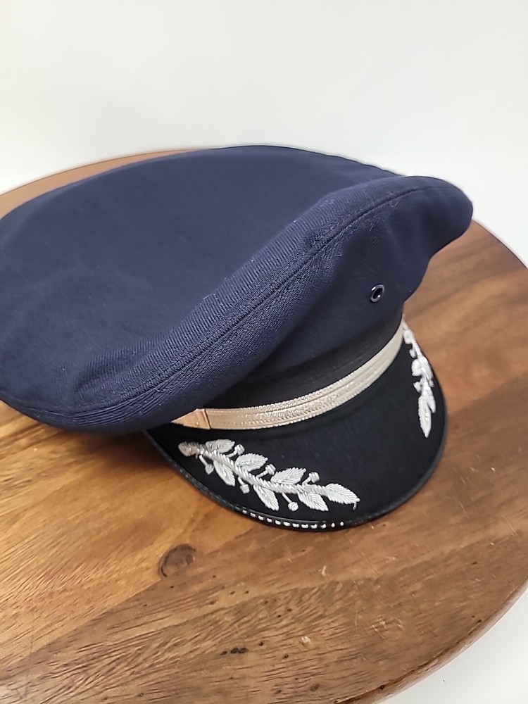 Bancroft Military Cap 7.5 Blue Silver