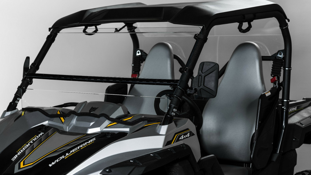 TERRARIDER YAMAHA WOLVERINE HALF UTV WINDSHIELD - AR 3/16"