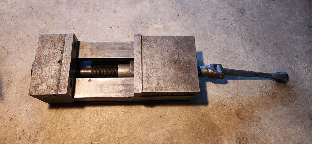 Kurt Type ll Pt600-A 6" Precision Milling Machine Vise With Kurt Handle