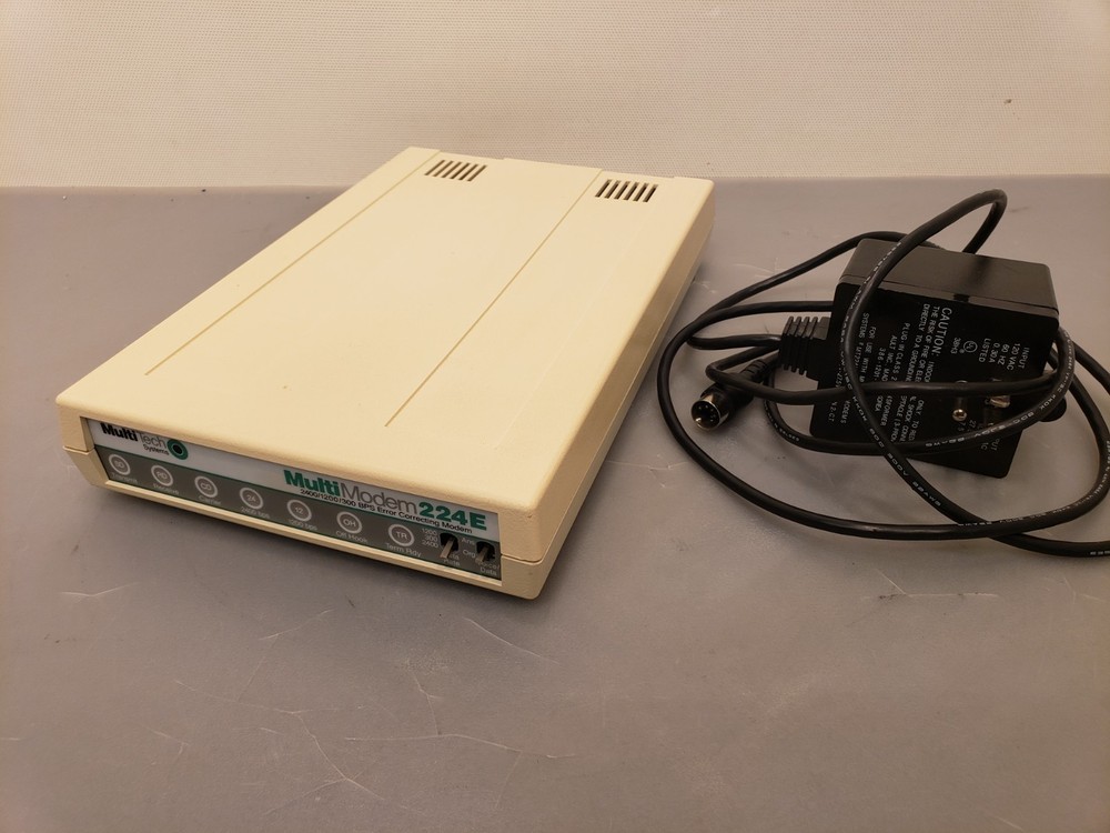 MultiTech Systems External Multi Modem 224E Model MT224EH 2400/1200/300
