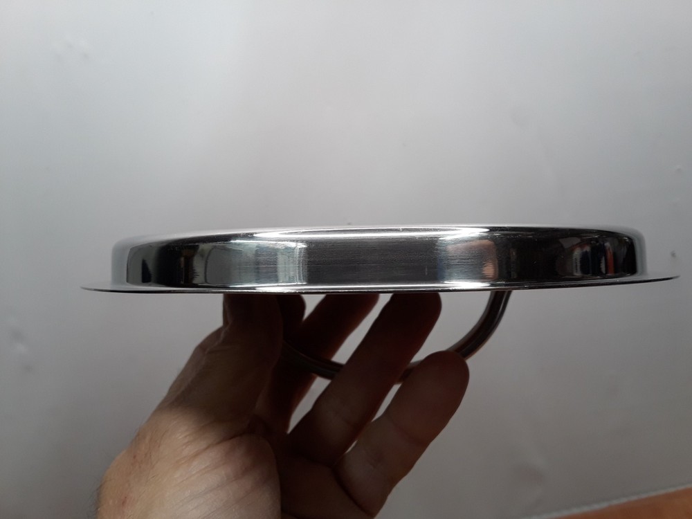 Staineless Steel Replacement Round Lid Medium Pots. Pre-owned.