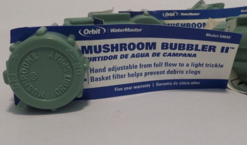 5X Orbit Full Flow Pattern Mushroom Bubbler Sprinkler Model# 54042