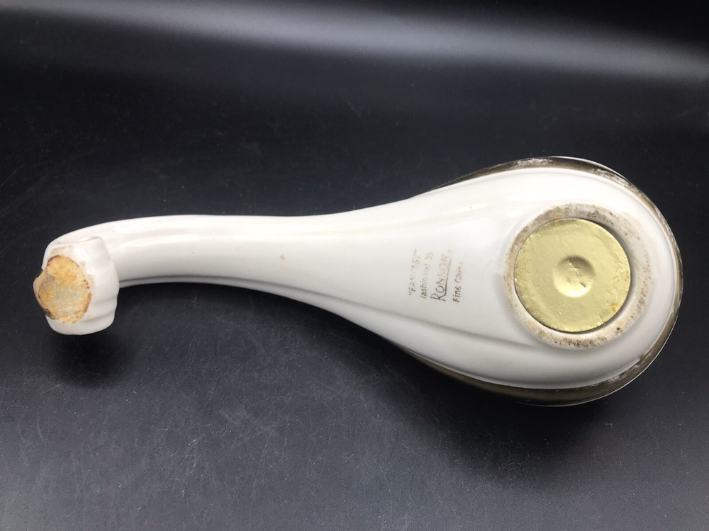 MCM Ronson FANTASY Ceramic and Gold Table Lighter