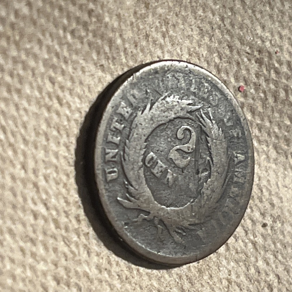 1864 Two Cent Piece  Good