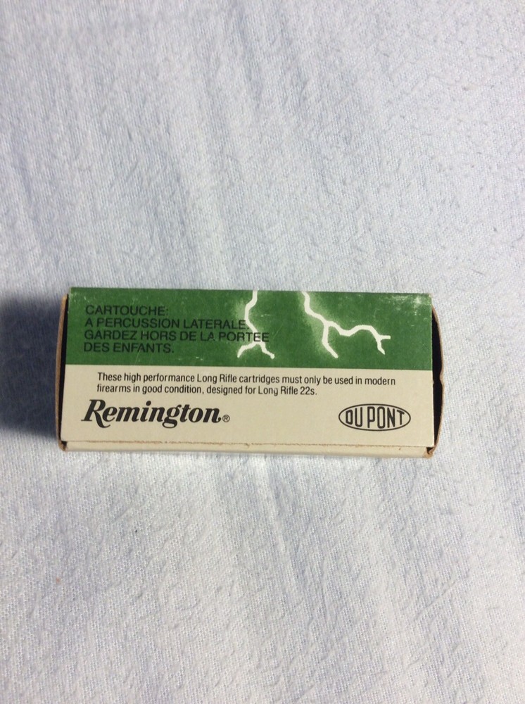 Discontinued Remington Thunderbolt 22 Empty Box New Improved