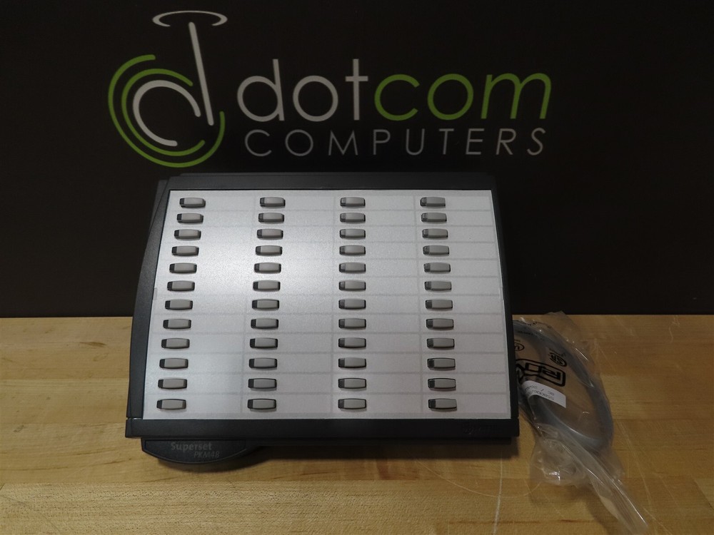 Mitel Superset PKM48 Programmable Key Module Gray 50002823