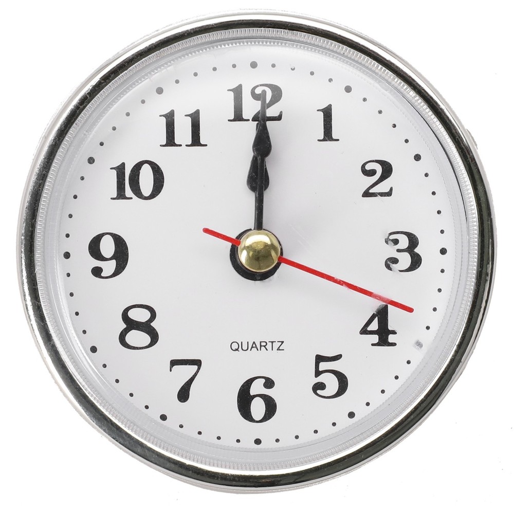 High Accuracy Quartz Clock Movement Replacement with Gold Arab Numerals