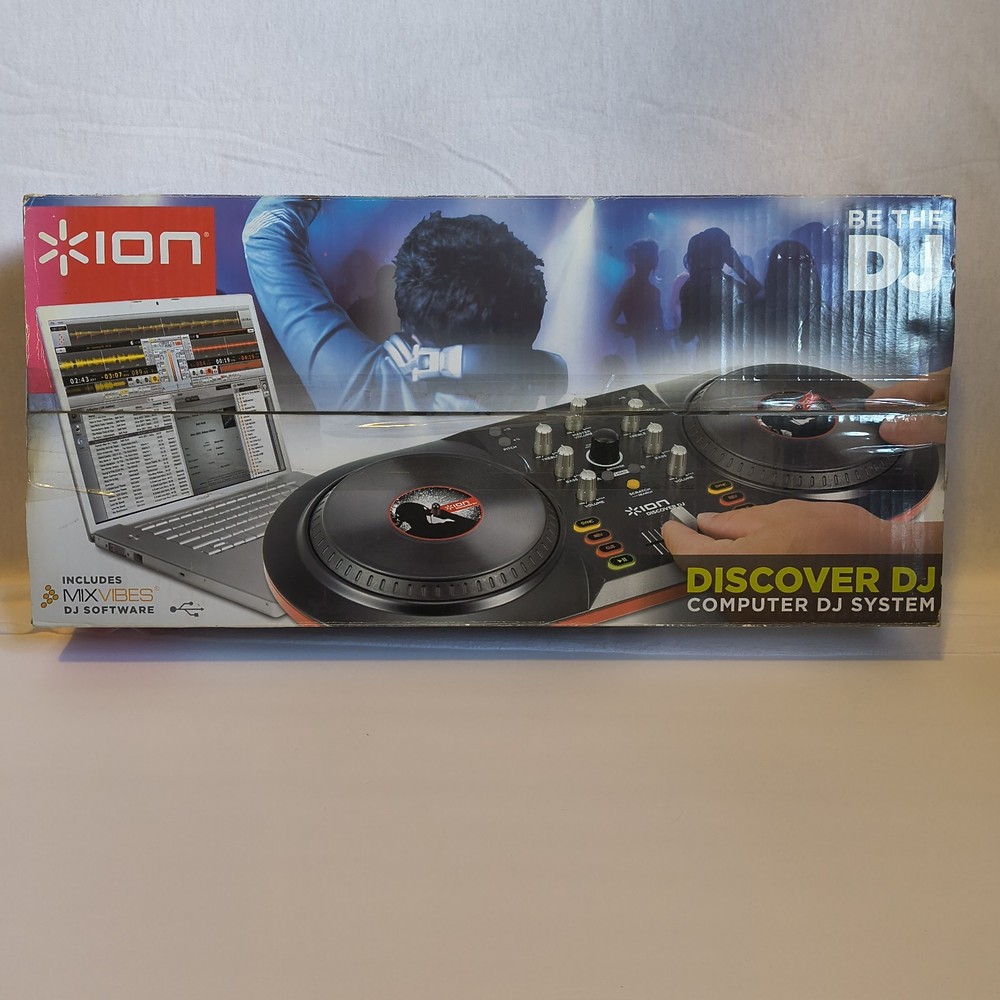 Ion Discover DJ Computer DJ System discovery pc mac usb .