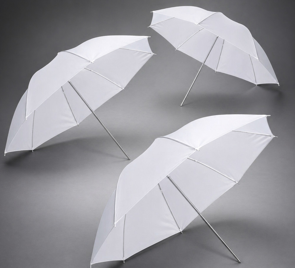 33" 83cm Studio Flash Translucent White Soft Umbrella