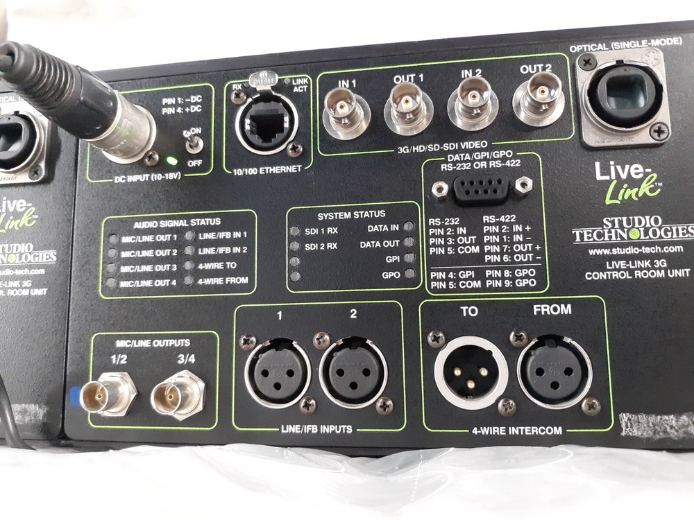 Pair of Studio Technologies LL3GCR-032 Control Room Unit Ears AC Adapter*TESTED*