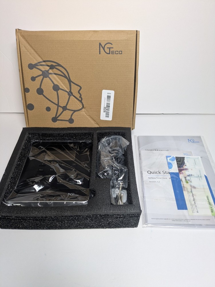 NGTeco W2 Time Clock In and Out Machine Automatic For Employees New (OpenBox)