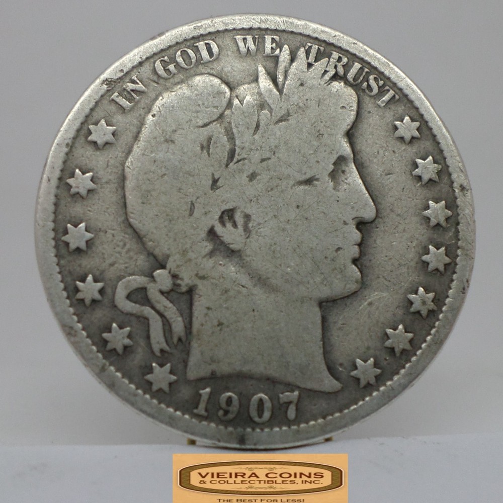 1907 Barber Silver Half Dollar - #C55763NQ