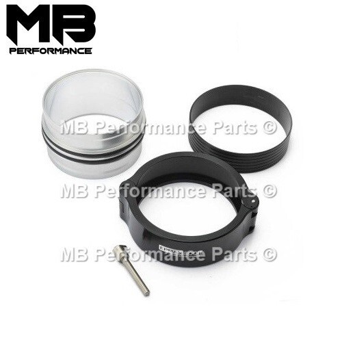 Intercooler 3” 76mm Aluminium Intake QUICK RELEASE Type V-Band Clamp Kit BLACK