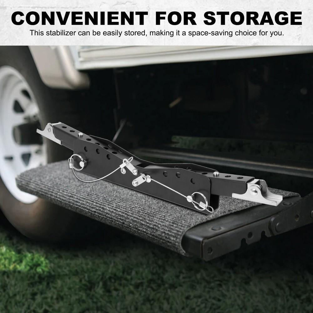 Travel Solid Stance RV Step Stabilizer Kit for 5th Wheels, Trailers & Motorhomes